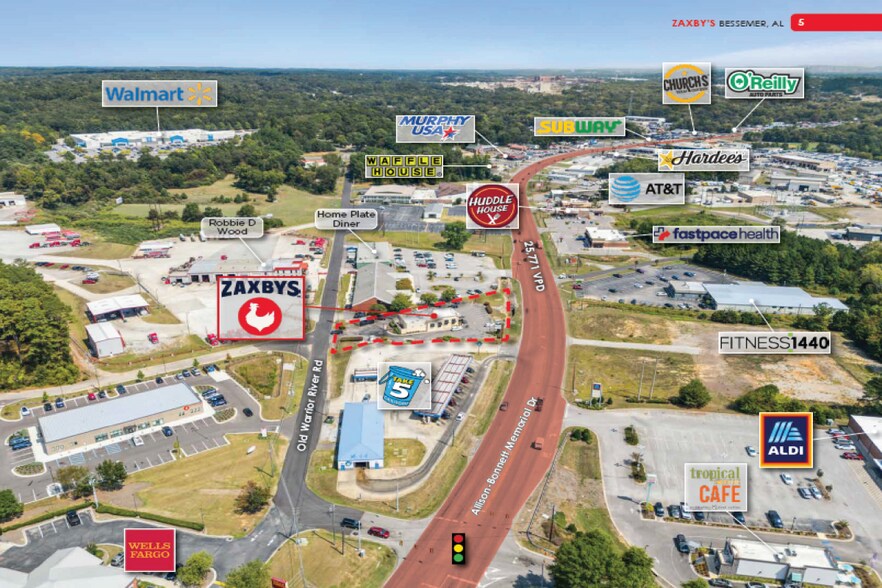2880 Allison Bonnett Memorial Dr, Hueytown, AL à vendre - Photo de l’immeuble – Image 3 sur 5