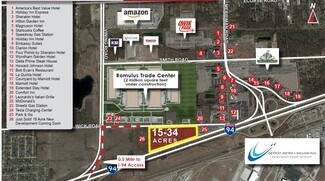 Plus de détails pour 19 Acres Wick Road, Romulus, MI - Terrain à vendre