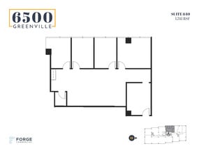 6500 Greenville Ave, Dallas, TX à louer Plan d’étage– Image 1 sur 1