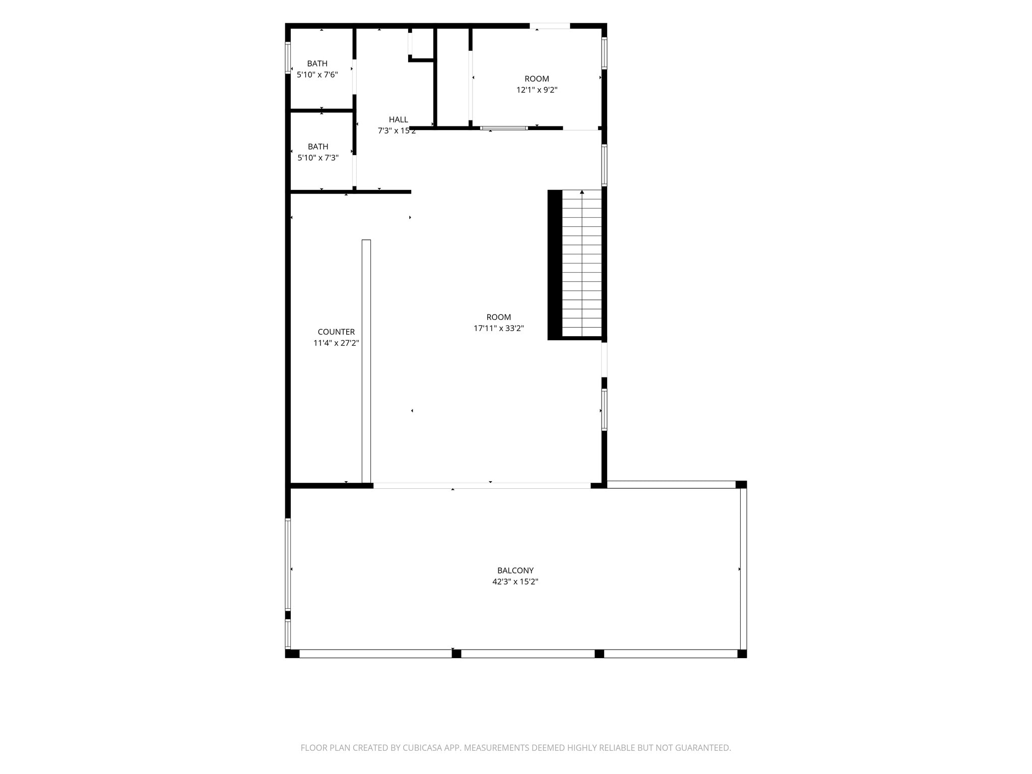 2010 Wilton Dr, Wilton Manors, FL à louer Plan d’étage type– Image 1 sur 2