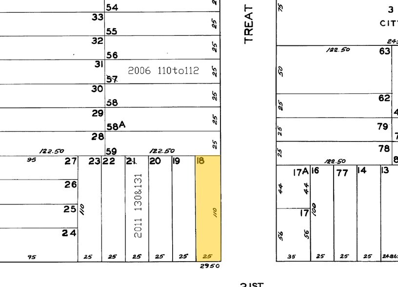 2950 21st St, San Francisco, CA à louer - Plan cadastral – Image 3 sur 40