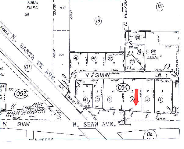 2580 W Shaw Ln, Fresno, CA à louer - Plan cadastral – Image 2 sur 18