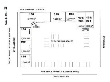 1832 S Macdonald, Mesa, AZ à louer - Plan d’étage – Image 3 sur 4