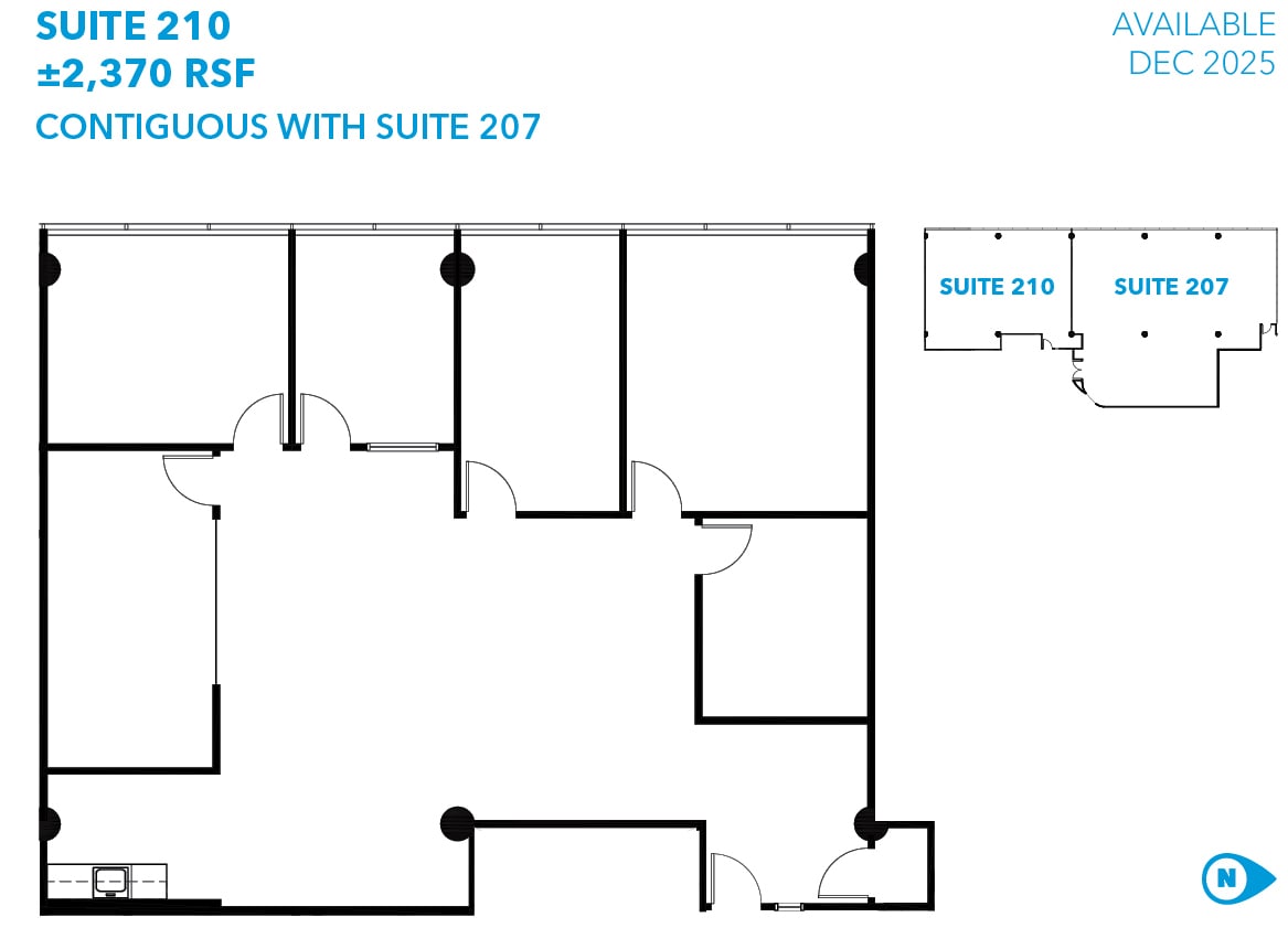 455 Sherman St, Denver, CO à louer Plan d’étage– Image 1 sur 1