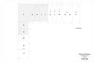 9900 Lake Forest Blvd, New Orleans, LA à louer Plan de site– Image 1 sur 1