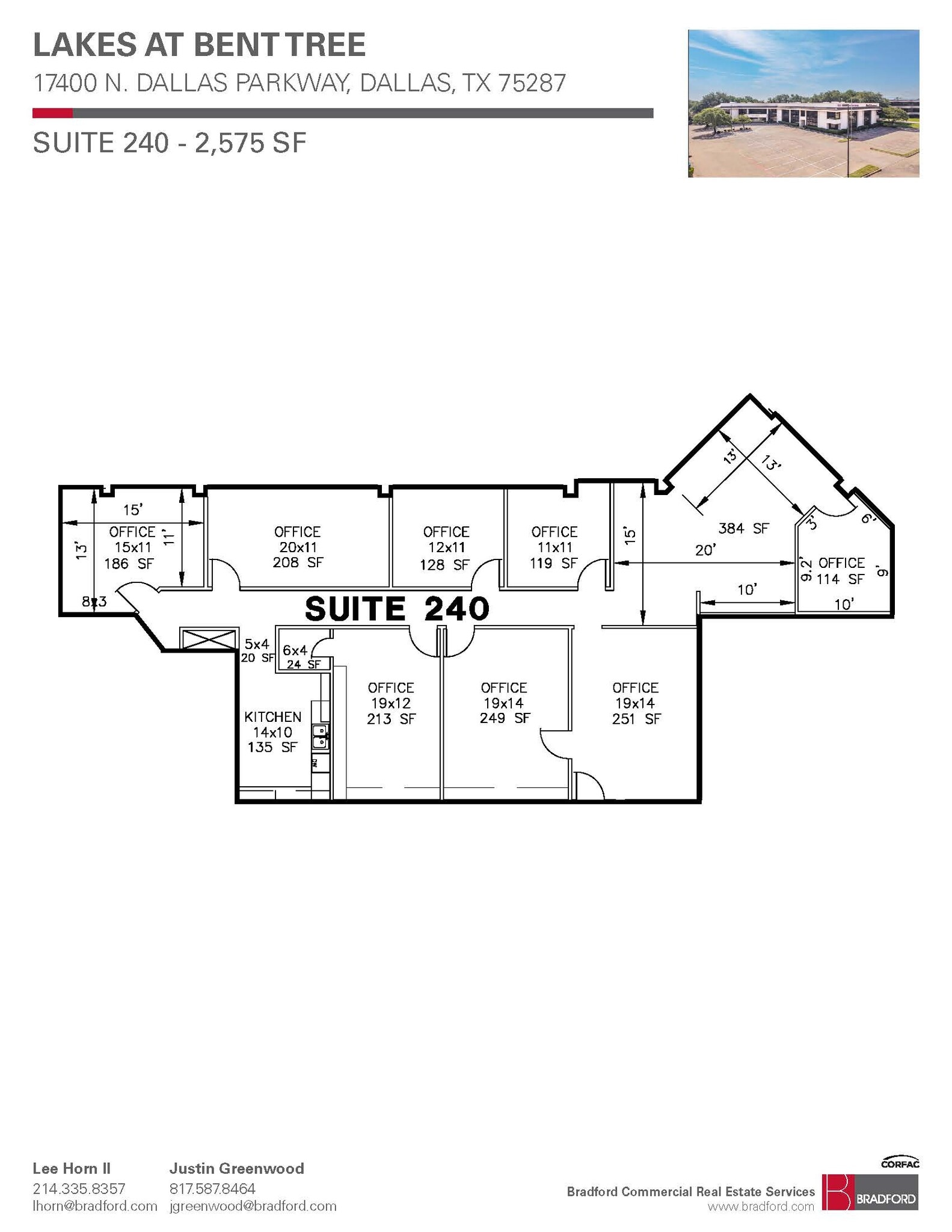 17400 N Dallas Pky, Dallas, TX à louer Plan d’étage– Image 1 sur 1