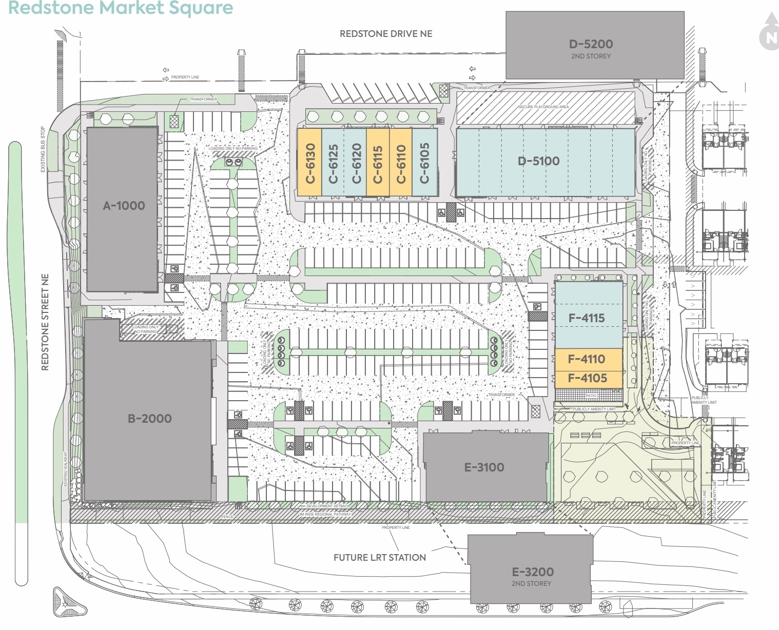 106 Redstone St NE, Calgary, AB à louer Plan de site– Image 1 sur 1