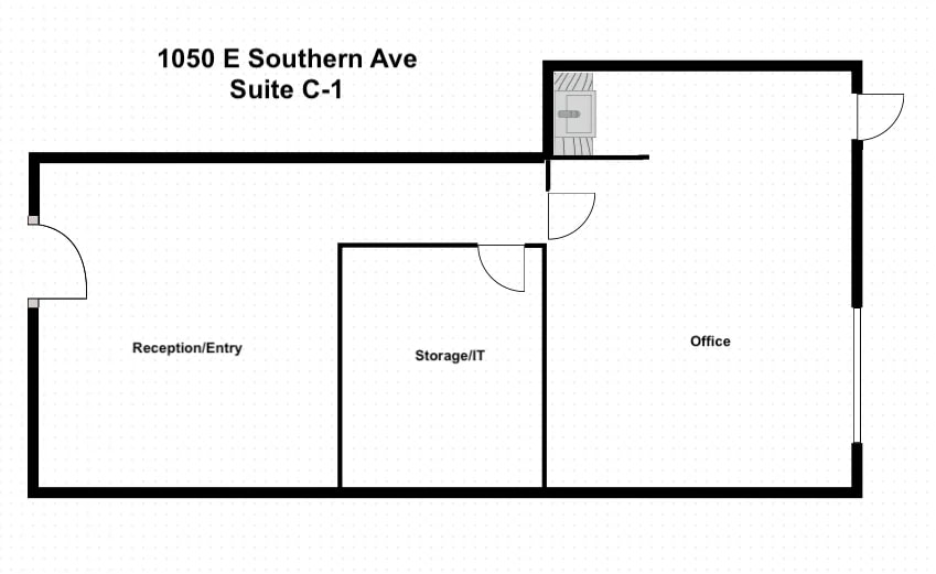 1050 E Southern Ave, Tempe, AZ à louer Plan d’étage– Image 1 sur 1