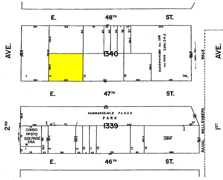 305 E 47th St, New York, NY à louer - Plan cadastral – Image 2 sur 16
