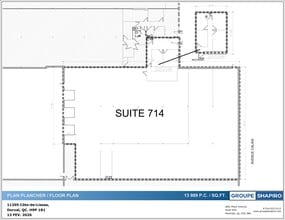 11205 Ch de la Côte-de-Liesse, Dorval, QC à louer Plan de site– Image 1 sur 1