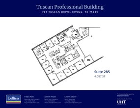 701 Tuscan Dr, Irving, TX à louer Plan d’étage– Image 1 sur 1