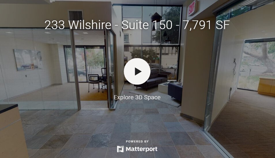 233 Wilshire Blvd, Santa Monica, CA à louer - Numérisation 3D Matterport – Image 2 sur 12