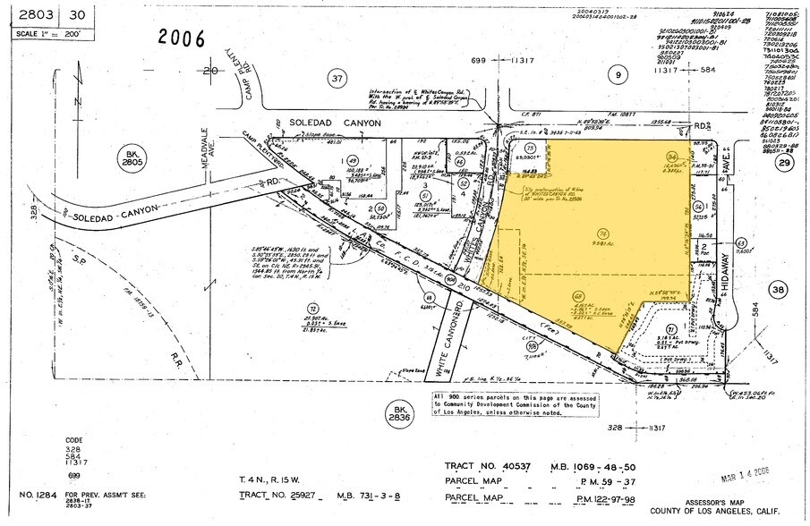 19120-19242 Soledad Canyon Rd, Santa Clarita, CA à louer - Plan cadastral – Image 2 sur 10