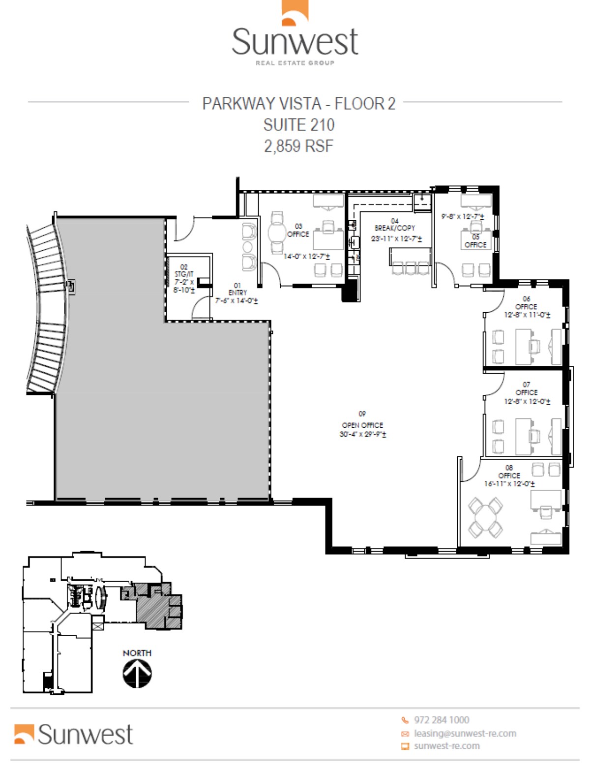 5072 W Plano Pky, Plano, TX à louer Plan d’étage– Image 1 sur 2