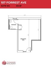107 Forrest Ave, Narberth, PA à louer Plan de site– Image 1 sur 1