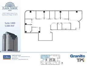 6400 S Fiddlers Green Cir, Greenwood Village, CO à louer Plan d’étage– Image 1 sur 1