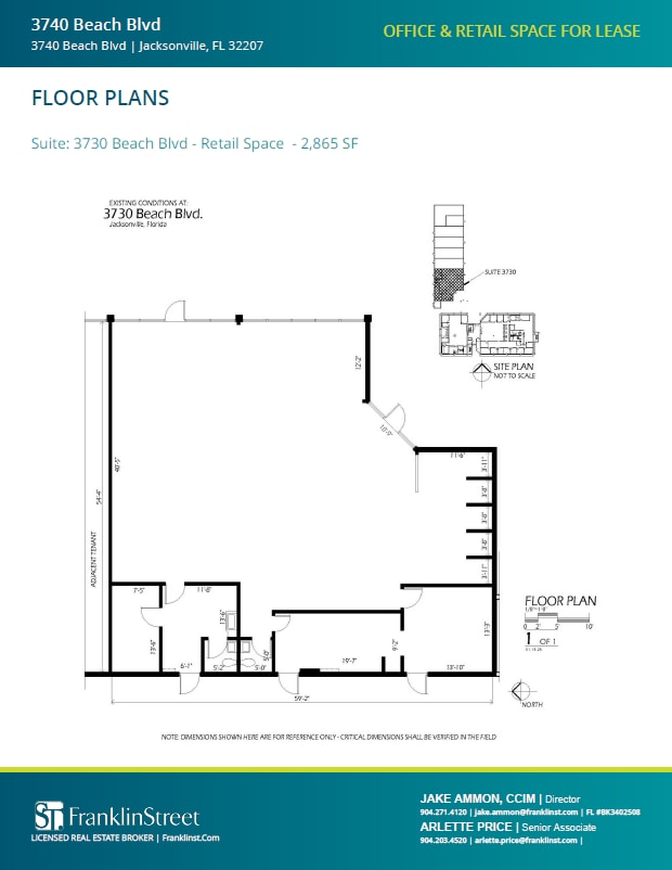 3714-3740 Beach Blvd, Jacksonville, FL à louer Photo intérieure– Image 1 sur 1