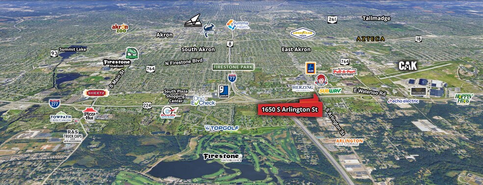 1650 S Arlington St, Akron, OH à louer - Photo de l’immeuble – Image 2 sur 4