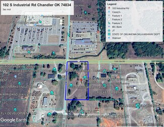 Plus de détails pour 102 S Industrial Rd, Chandler, OK - Terrain à vendre