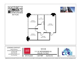 1111 W Mockingbird Ln, Dallas, TX à louer Plan d’étage– Image 1 sur 1
