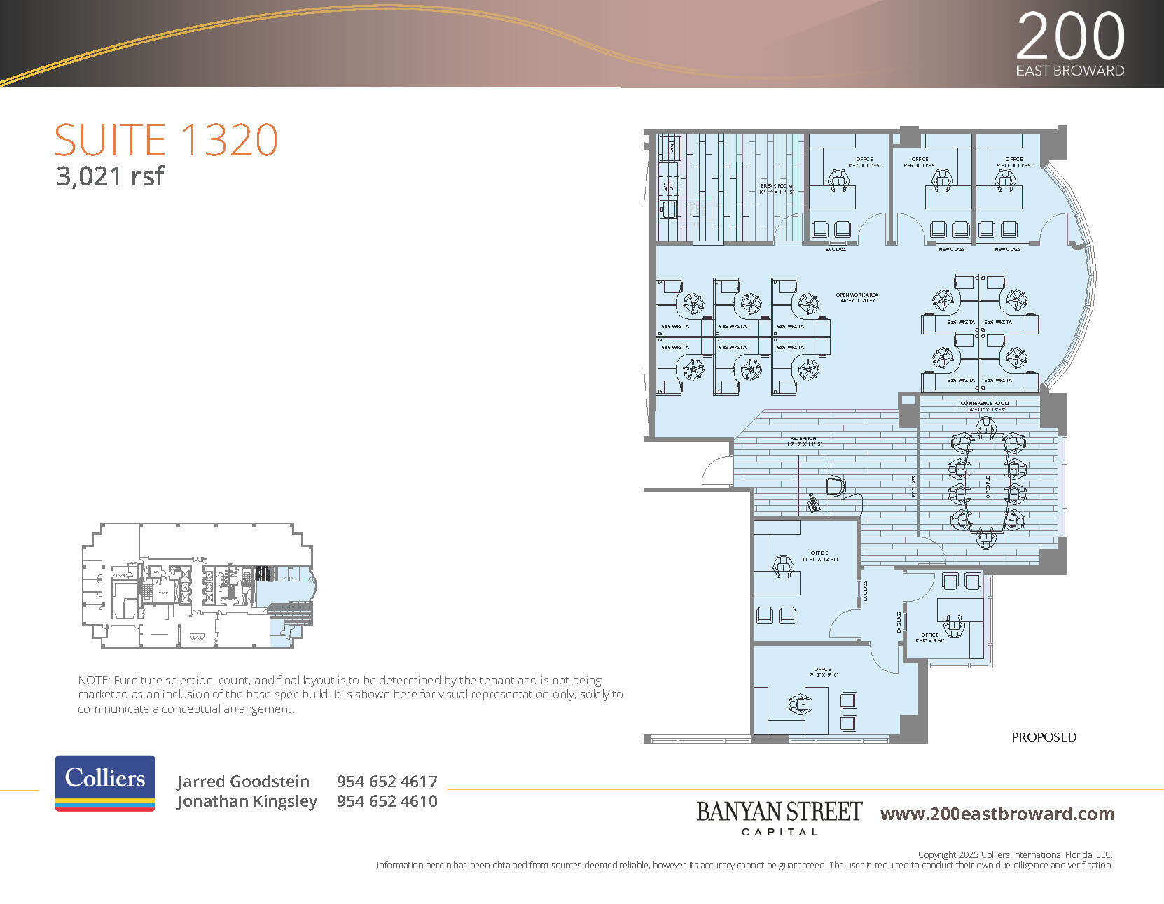 200 E Broward Blvd, Fort Lauderdale, FL à louer Plan d’étage– Image 1 sur 5
