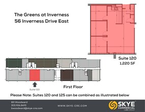 56 Inverness Dr E, Englewood, CO à louer Plan d’étage– Image 2 sur 2