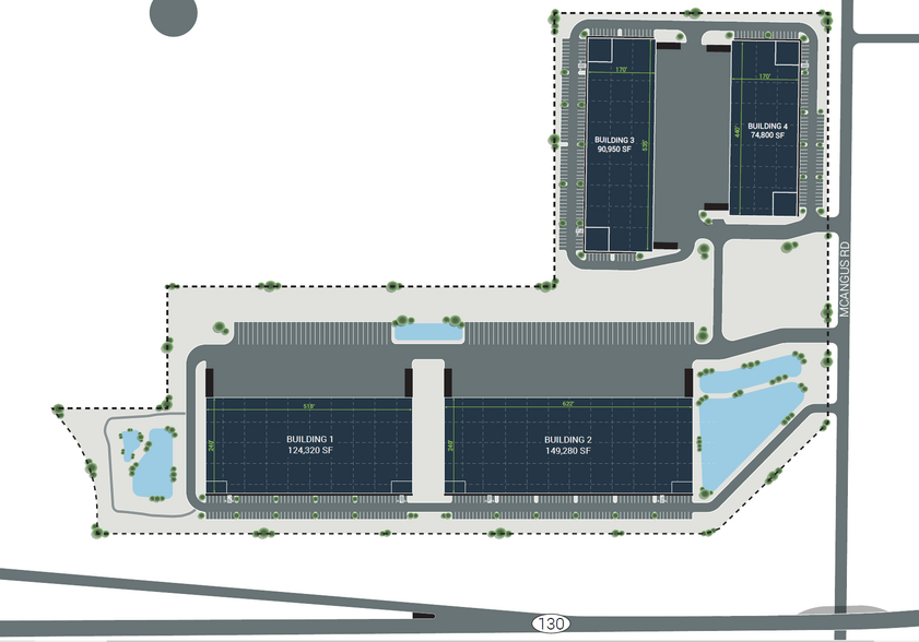 McAngus Rd & TX 130, Del Valle, TX à louer - Plan de site – Image 2 sur 6