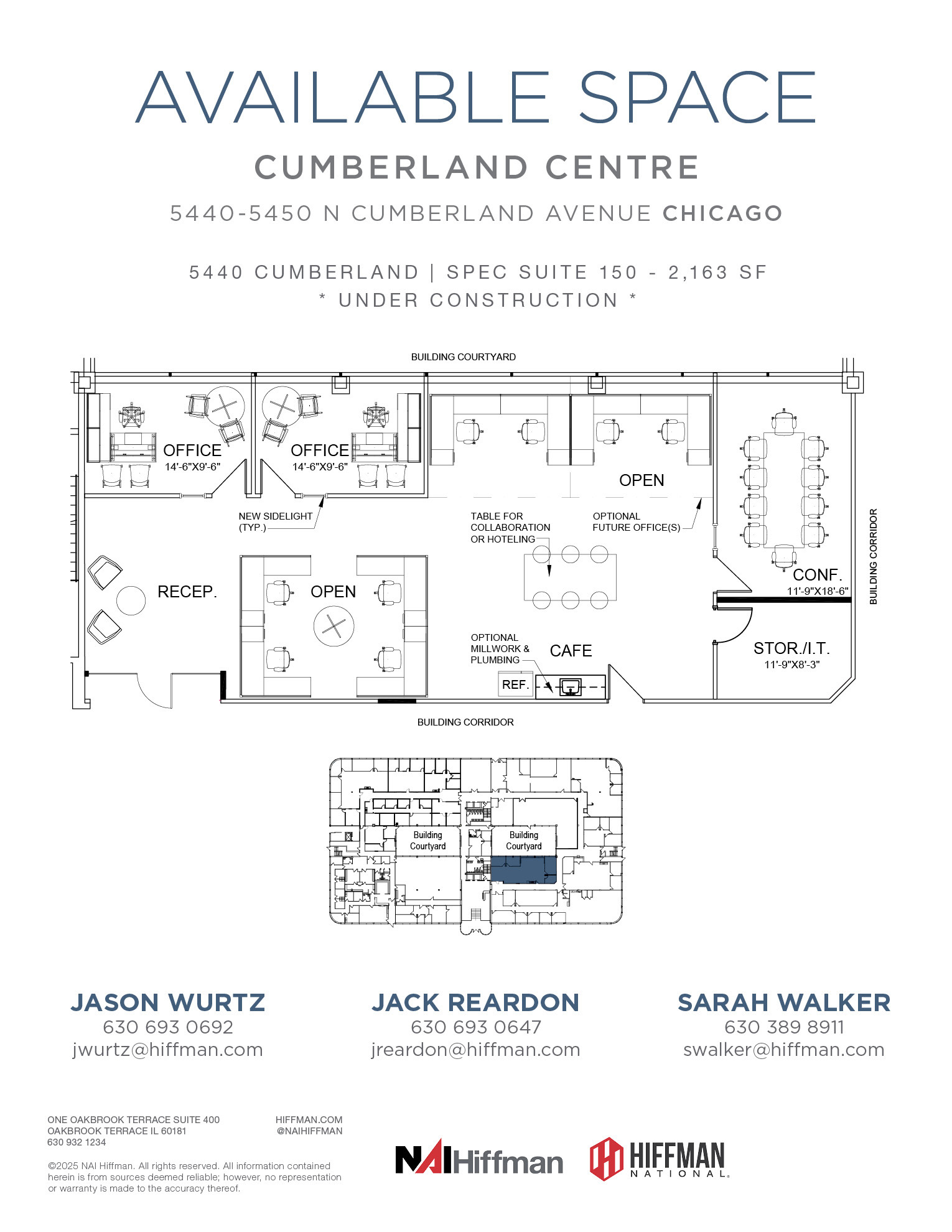 5440 N Cumberland Ave, Chicago, IL à louer Plan d’étage– Image 1 sur 11