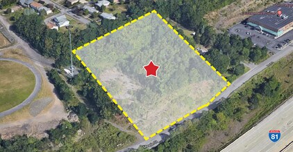 Meade St, Dunmore, PA - Vue aérienne  vue de carte