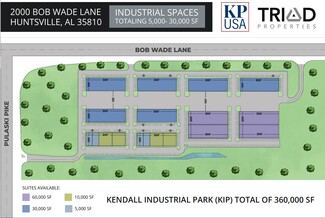 Plus de détails pour 2000 Bob Wade NW ln, Huntsville, AL - Industriel/Logistique à louer