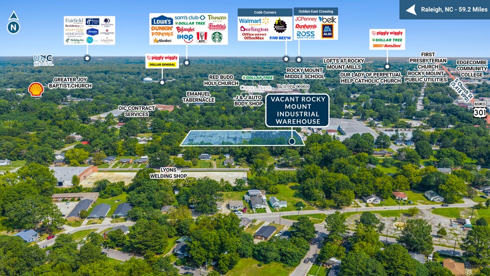 320 Commerce Ct, Rocky Mount, NC à vendre - Photo de l’immeuble – Image 3 sur 5