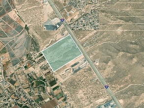 Gateway Boulevard East, Socorro, TX - Vue aérienne vue de carte