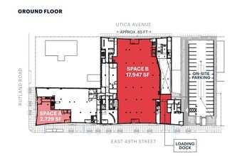 548 Utica Ave, Brooklyn, NY à louer Plan d’étage– Image 1 sur 1