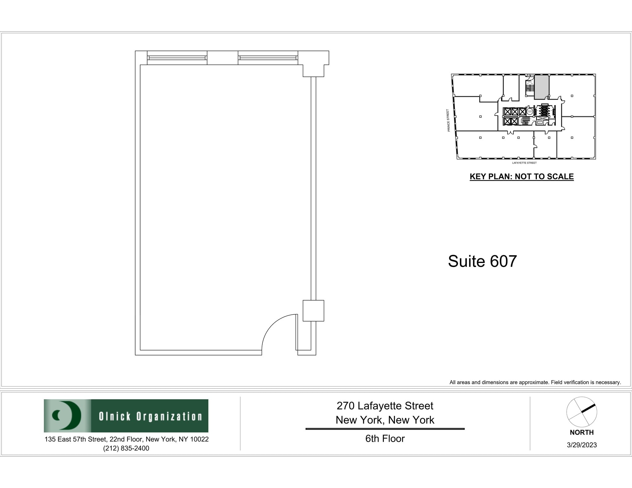 270 Lafayette St, New York, NY à louer Plan de site– Image 1 sur 1