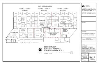 8301 Professional Pl, Landover, MD à louer Plan d’étage– Image 2 sur 2