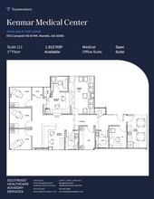 833 Campbell Hill St NW, Marietta, GA à louer Plan d’étage– Image 1 sur 1