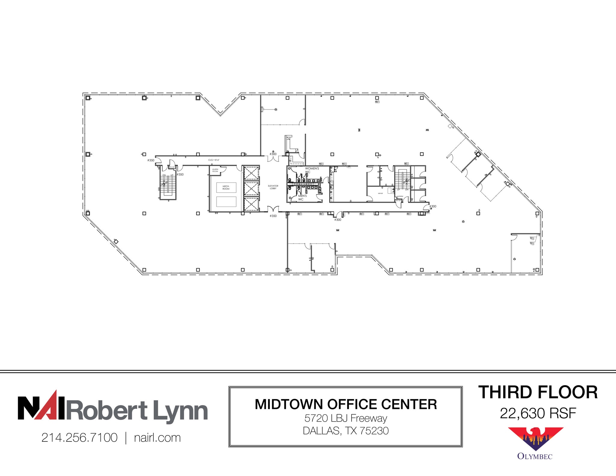 5720 Lyndon B Johnson Fwy, Dallas, TX à louer Plan d’étage– Image 1 sur 2