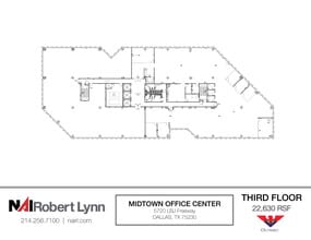 5720 Lyndon B Johnson Fwy, Dallas, TX à louer Plan d’étage– Image 1 sur 2