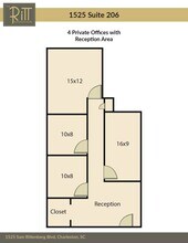 1525 Sam Rittenberg Blvd, Charleston, SC à louer Plan d’étage– Image 1 sur 15