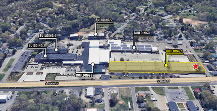 500 S Main St, Mooresville, NC - VUE AÉRIENNE  vue de carte - Image1