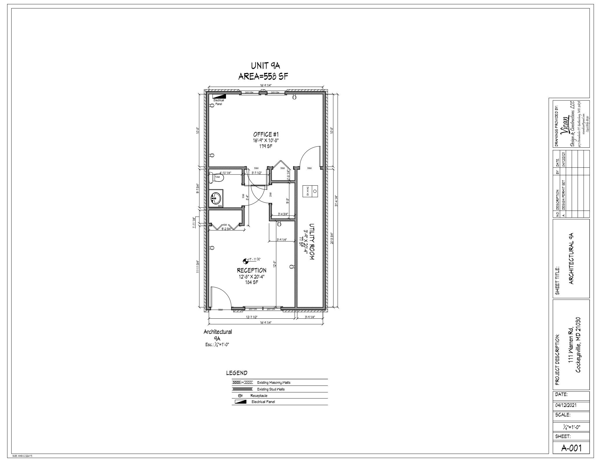 111 Warren Rd, Cockeysville, MD à louer Plan d’étage– Image 1 sur 12