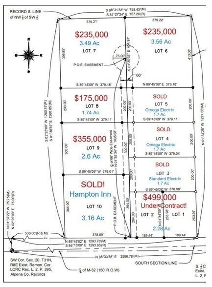 M-32 Hwy, Alpena, MI à vendre - Plan de site – Image 2 sur 2