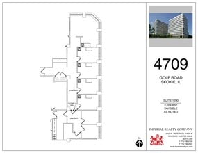 4709-4711 Golf Rd, Skokie, IL à louer Plan de site– Image 1 sur 1