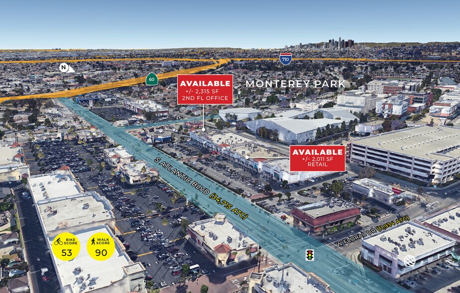 2101 S Atlantic Blvd, Monterey Park, CA à louer - Aérien – Image 2 sur 3