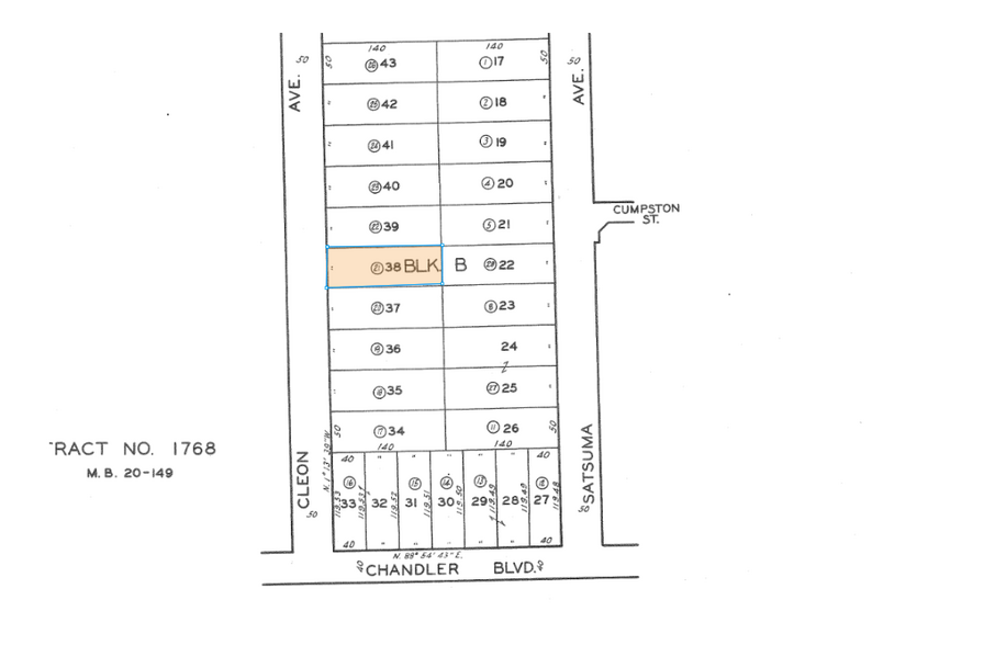 5436 Cleon Ave, North Hollywood, CA à louer - Plan cadastral – Image 3 sur 3