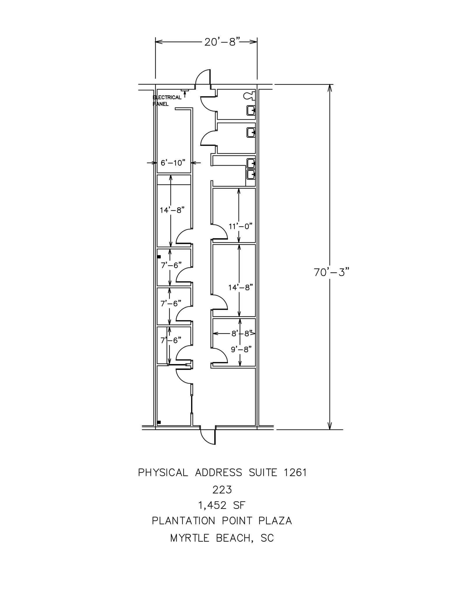 1201 38th Ave N, Myrtle Beach, SC à louer Plan de site– Image 1 sur 1