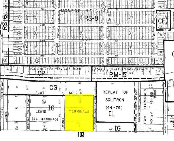 2000 Avenue P, Riviera Beach, FL à louer - Plan cadastral – Image 2 sur 6