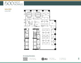 500 West Monroe St, Chicago, IL à louer Plan d’étage– Image 1 sur 1