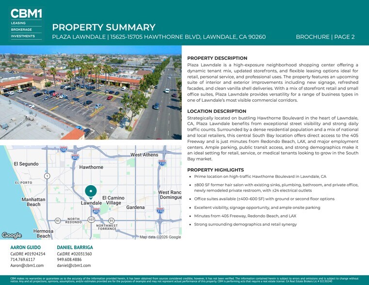 15625-15655 Hawthorne Blvd, Lawndale, CA à louer - Photo de l’immeuble – Image 3 sur 8