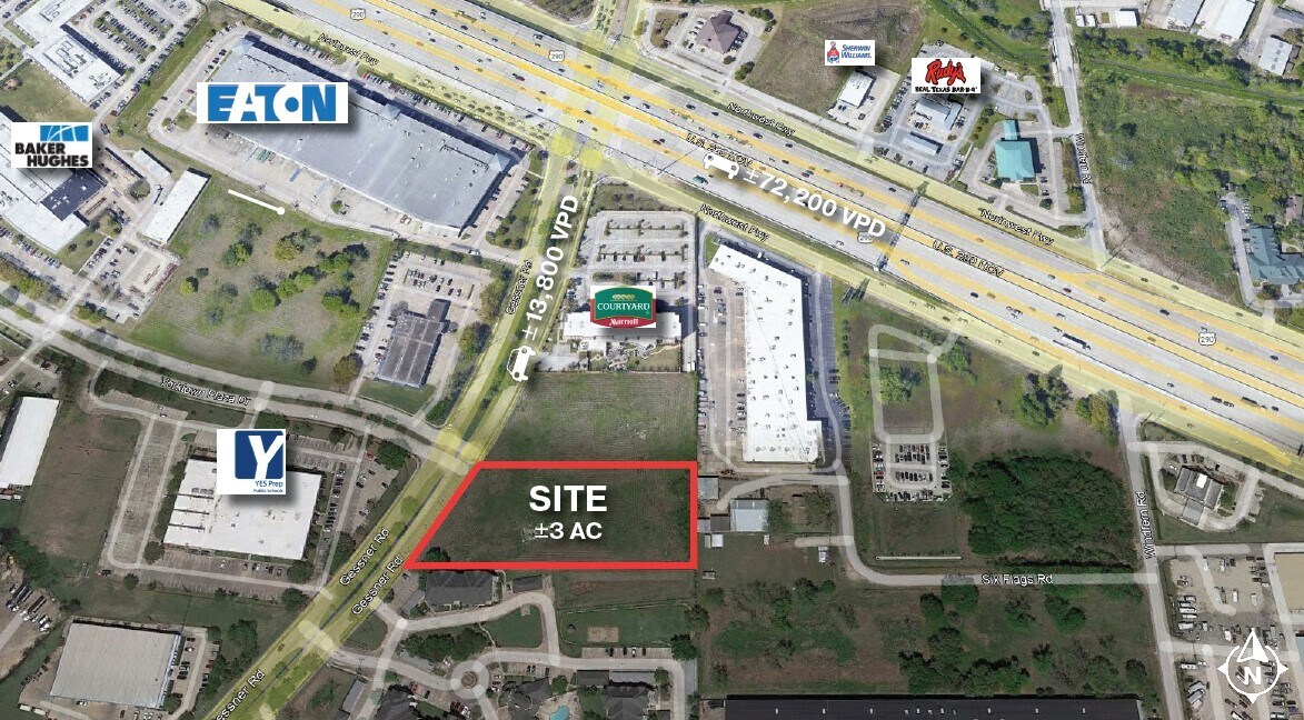 6695 Gessner Rd, Houston, TX à louer Photo de l’immeuble– Image 1 sur 2